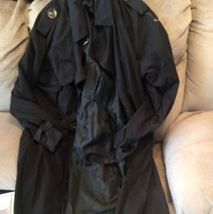 Black trench coat